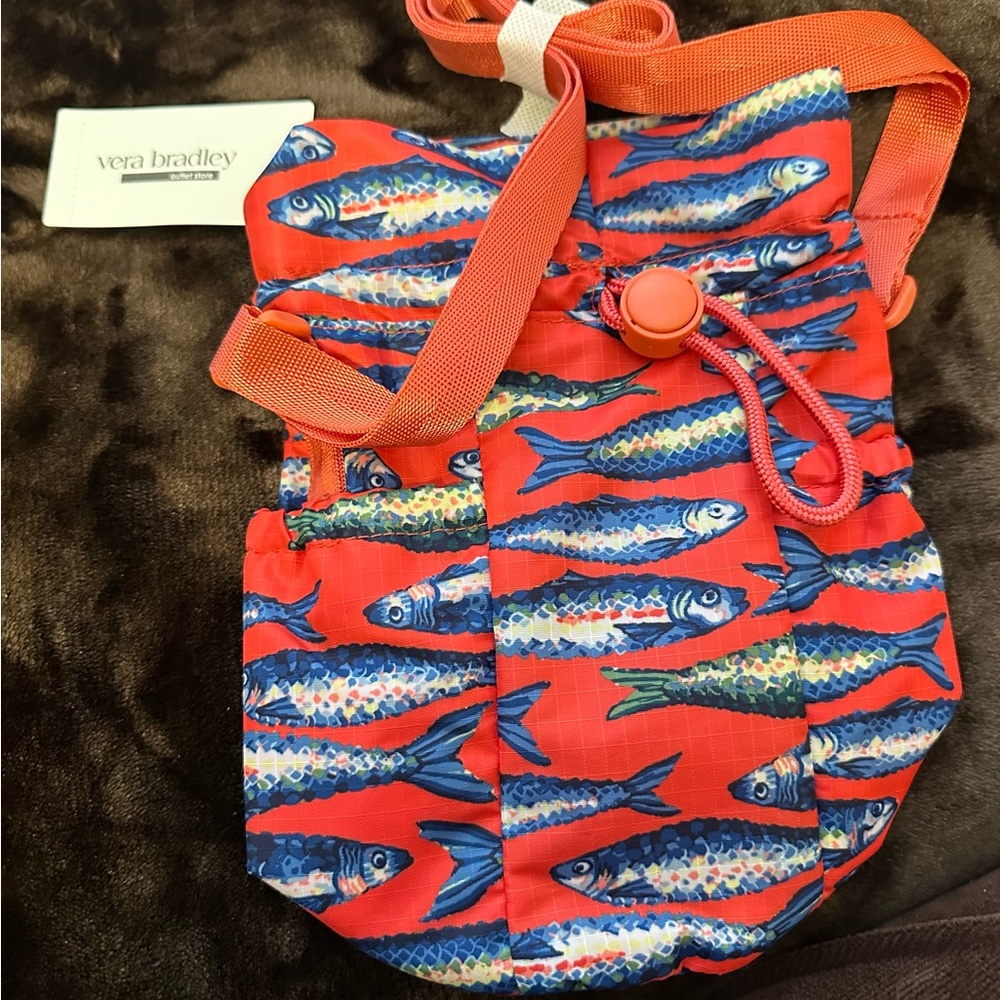 Vera Bradley Fish Tale Pattern Crossbody Bag - Picture 5 of 8